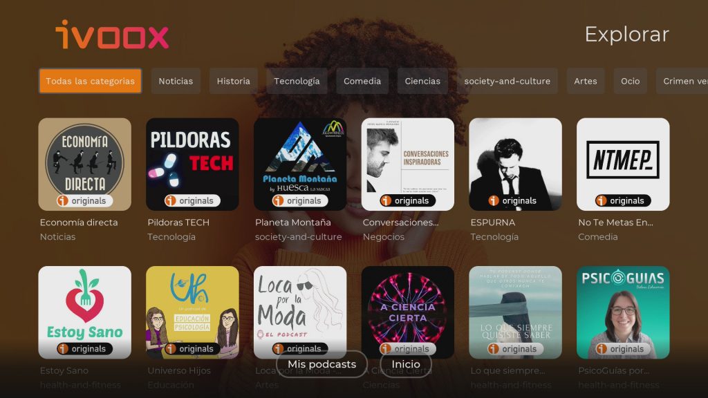 Algunos de los podcasts que podrás escuchar en la Living App de iVoox